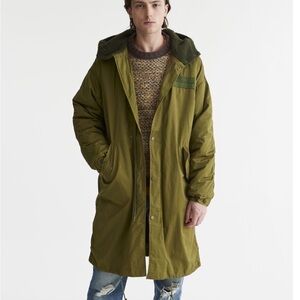 BDG Long Olive Men's Military Parka